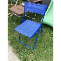 Összecsukható kék kerti szék